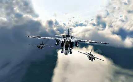 عکس پروفایل هواپیماهای در حال پرواز