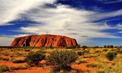 تصویر منظره کشور استرالیا از کوه‌های سنگی