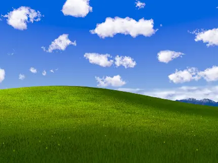 عکس دشت و تپه سرسبز ویندوز XP