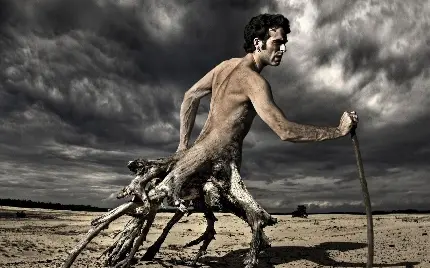 عکس پسر تنها و غمگین