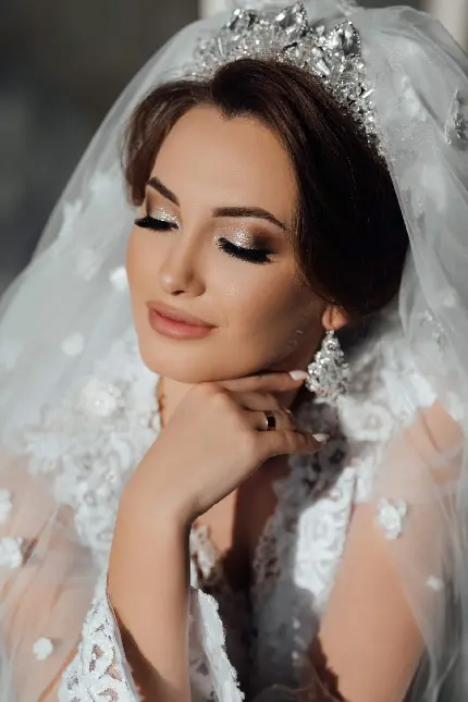 عکس میکاپ عروس عربی