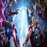 چاپ قاب موبایل و گوشی عکس کارتونی نمایشگر دوگانه Avengers با کیفیت فوق العاده 