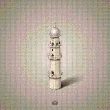 چاپ قاب موبایل و گوشی تصویر سه بعدی از مناره‌های مساجد اسلامی معماری
