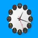چاپ قاب موبایل و گوشی ساعت آنالوگ