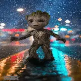 چاپ قاب موبایل و گوشی والپیپر زیبا از گروت برای زمینه گوشی