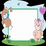 چاپ قاب موبایل و گوشی بکگراند برای تولد با تم خرس های گوگولی به صورت فایل PNG